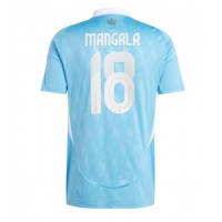 Camisa de time de futebol Bélgica Orel Mangala #18 Replicas 2º Equipamento Europeu 2024 Manga Curta